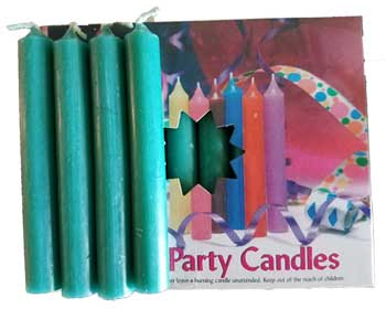 Dark Green Chime Candle 20pk