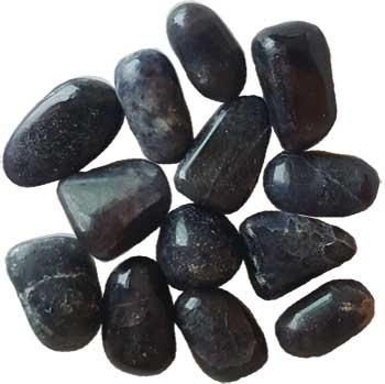 1 lb Iolite tumbled stones