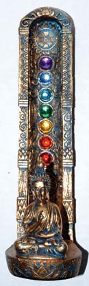 9 1/2" Buddha 7 Chakra burner