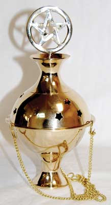 Pentagram Crowned Censer