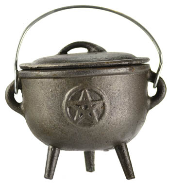 Pentagram cauldron 4"