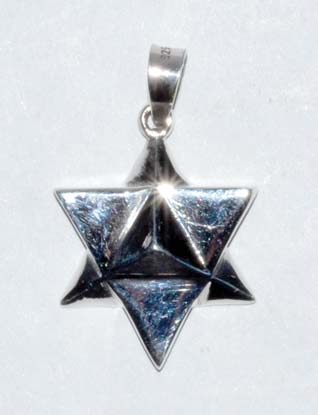 3/4" Star Tetrahedron sterling