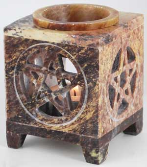 Soapstone Pentagram diffuser