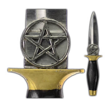 Pentagram athame